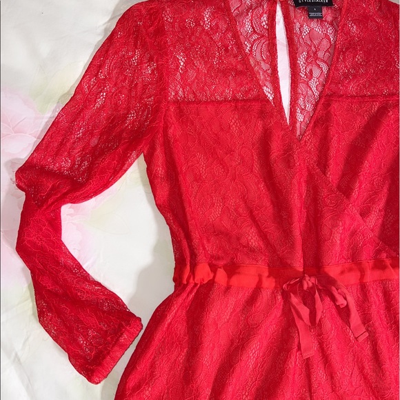 ♥️ Stylestalker Romper lace shorts Red - Picture 7 of 15